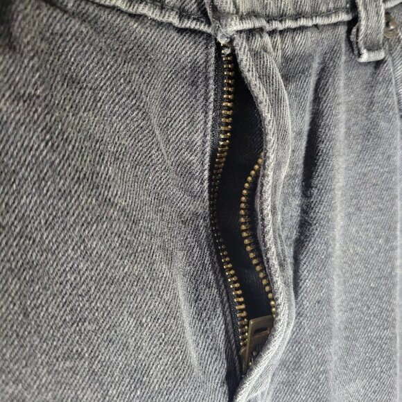Levis 505 orange tab straight leg jeans charcoal black gray size  26 - Picture 5 of 12